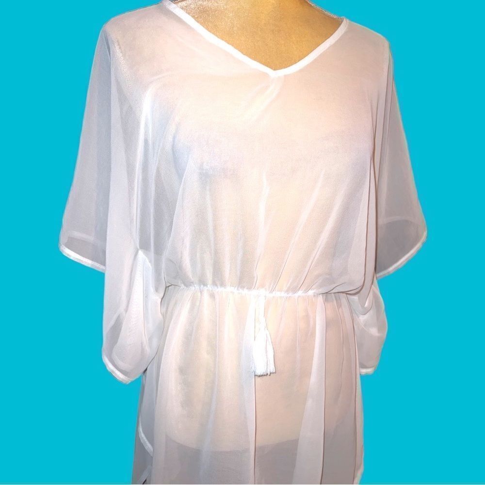 West loop sheer white coverup! New
